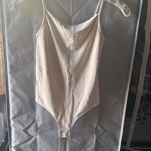 Herve Leger Bodysuit Beige Small XSmall